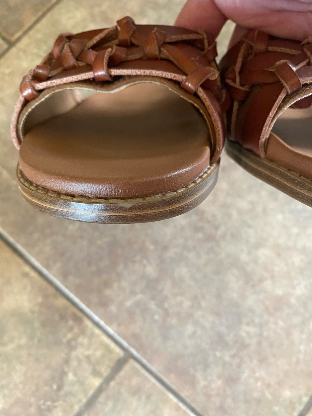 Style & Co. Women’s Brown Braided Slide Sandals - Picture 4 of 6